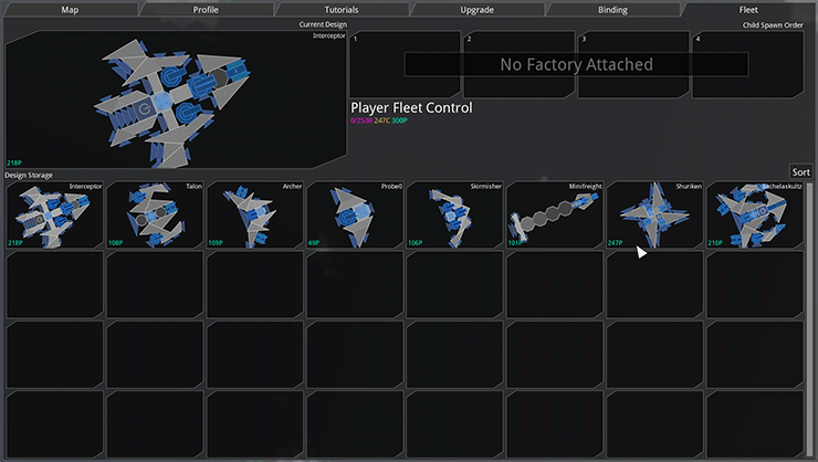 Fleet Inventory screen