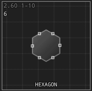 HEXAGON shape