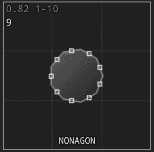 NONAGON shape